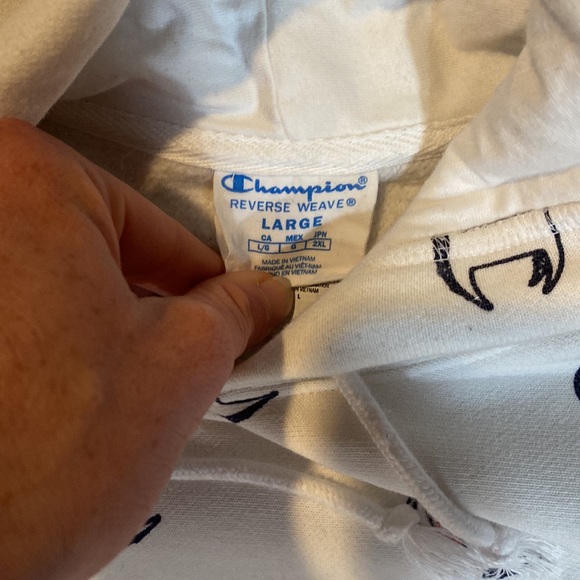 Mens Champion Reverse weave hoodie - Picture 2 of 3